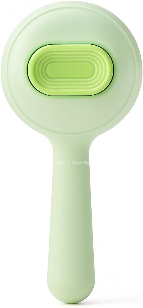 Spazzola Rimuovi Pelo Autopulente per Cani e Gatti – Pettine Ergonomico per Cura del Mantello e Casa Senza Peli