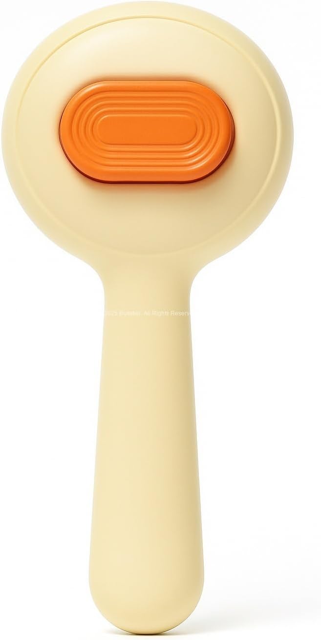 Spazzola Rimuovi Pelo Autopulente per Cani e Gatti – Pettine Ergonomico per Cura del Mantello e Casa Senza Peli