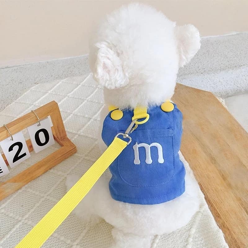 Salopette con Guinzaglio Coordinato