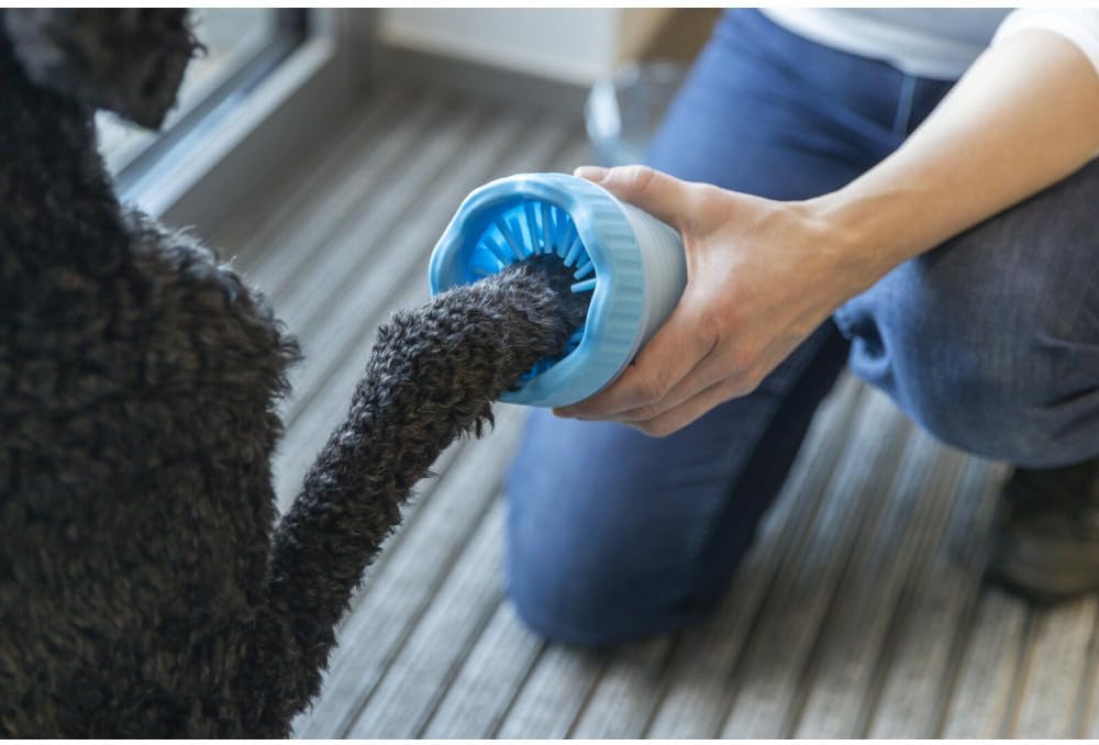 Lavazampette Portatile per Cani – Elimina Fango e Sporco Facilmente, Zampette Pulite Ovunque!