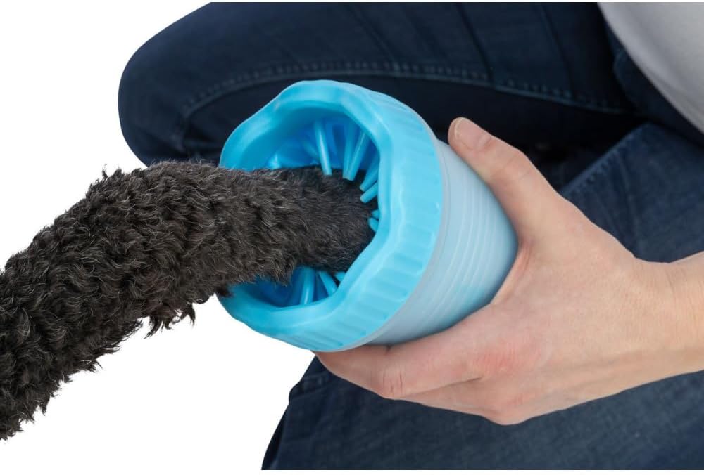 Lavazampette Portatile per Cani – Elimina Fango e Sporco Facilmente, Zampette Pulite Ovunque!