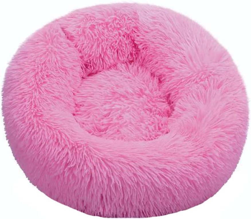 Cuccia Rotondo in Peluche Morbido  per Cani Cuccia Lavabile