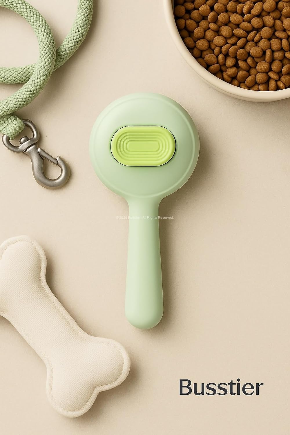 Spazzola Rimuovi Pelo Autopulente per Cani e Gatti – Pettine Ergonomico per Cura del Mantello e Casa Senza Peli