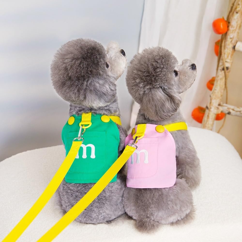 Salopette con Guinzaglio Coordinato