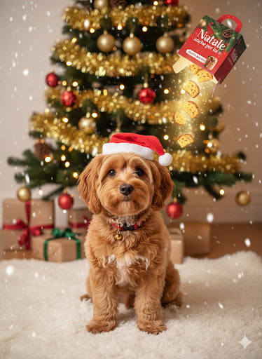 Panettone Artigianale per Cani al Gusto Bacon – Delizia Natalizia 100% Naturale