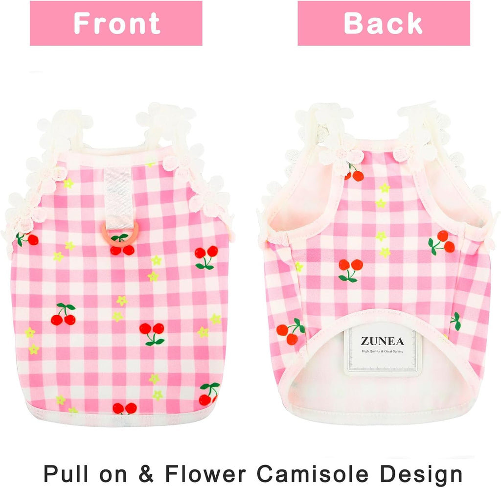 Vestitino a Quadri con Fragoline