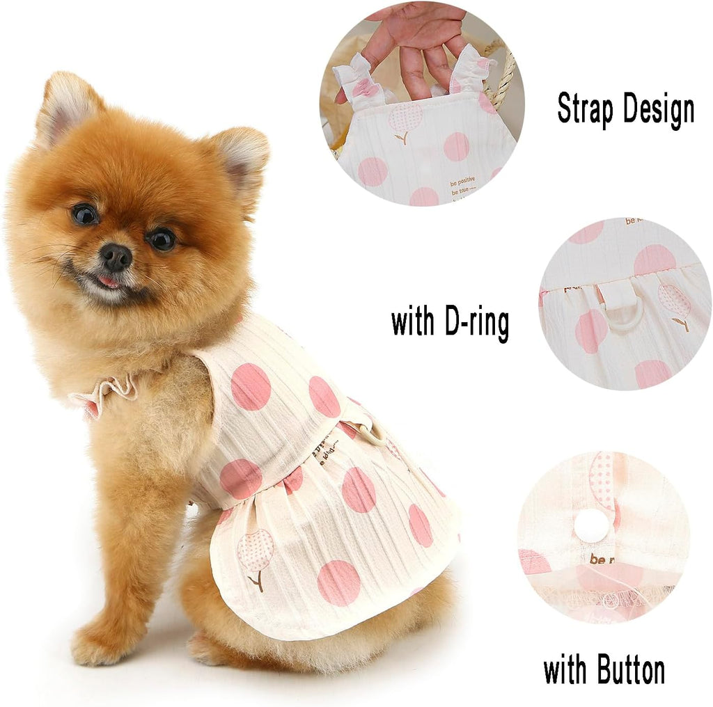 Vestitino Pois Estivo per Cani