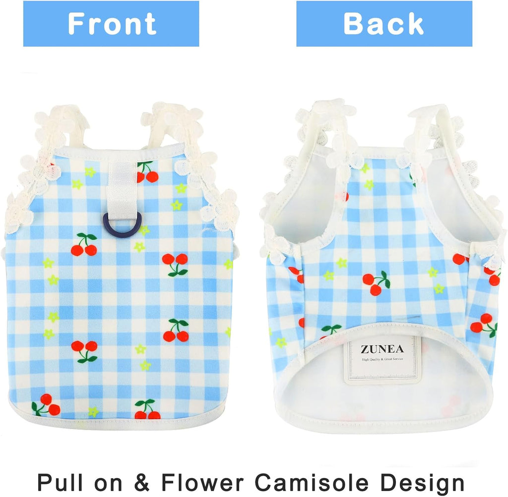 Vestitino a Quadri con Fragoline