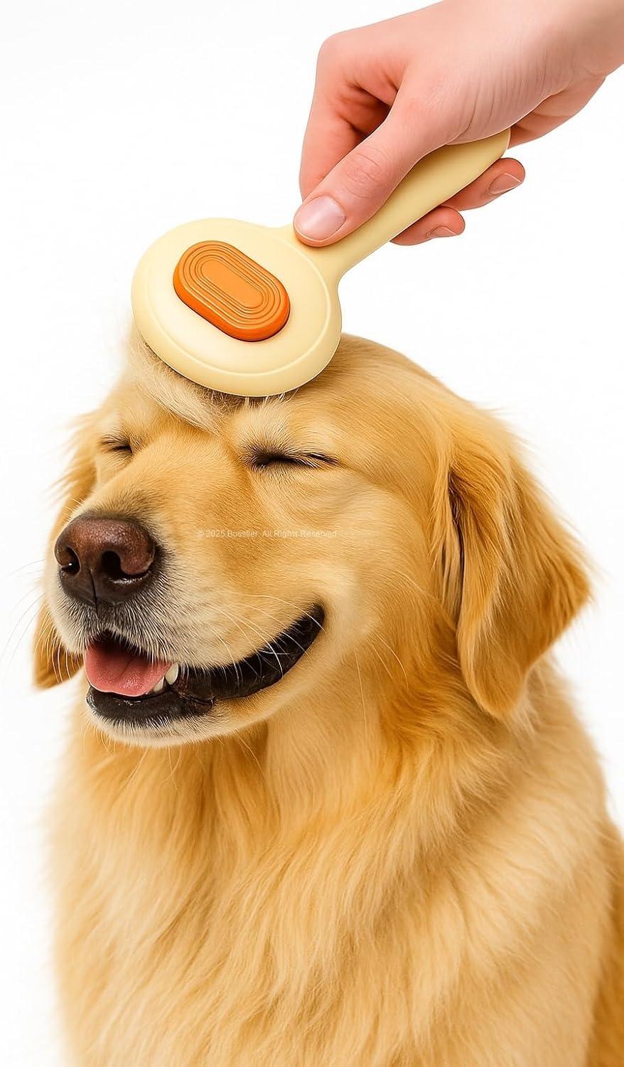 Spazzola Rimuovi Pelo Autopulente per Cani e Gatti – Pettine Ergonomico per Cura del Mantello e Casa Senza Peli