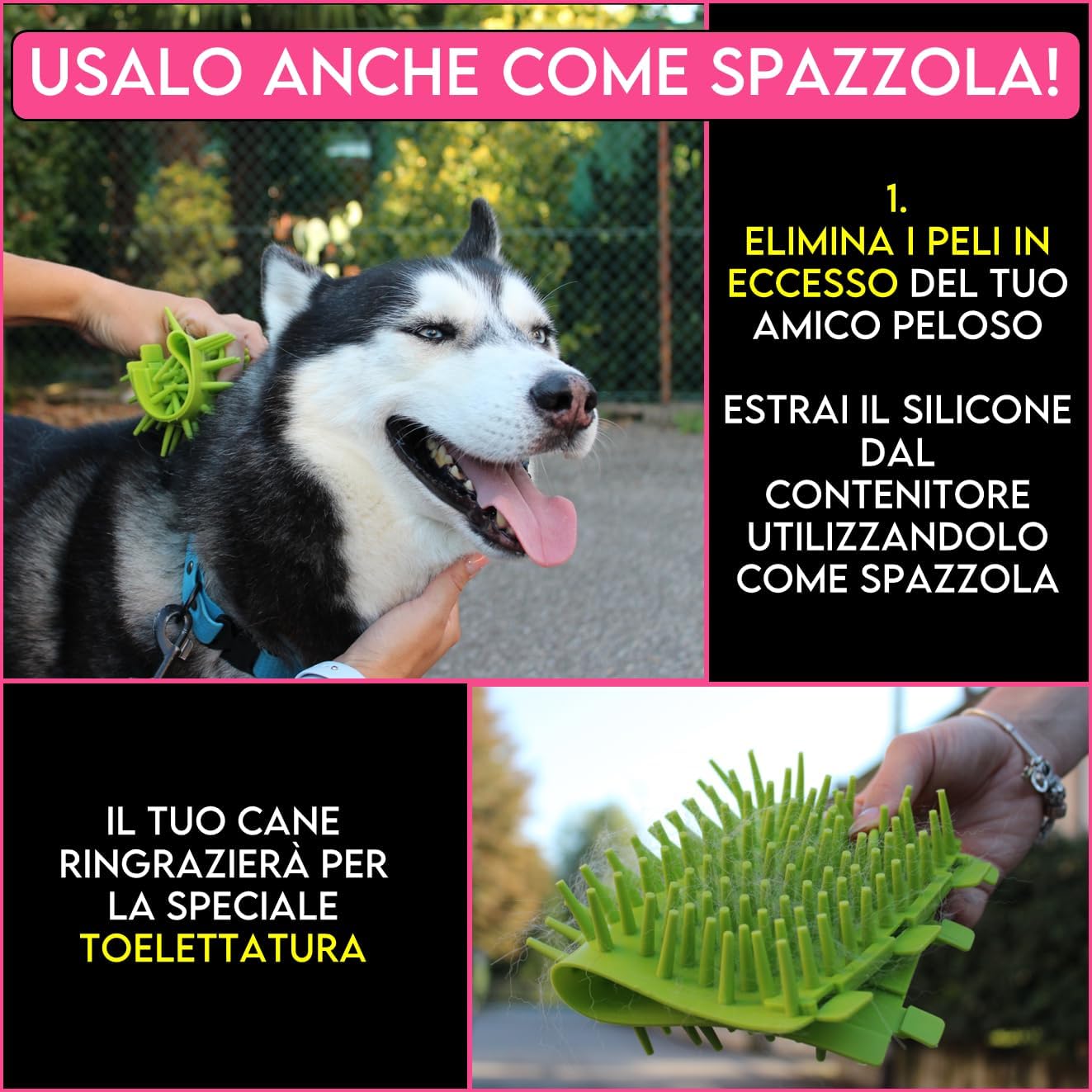 Lavazampette Portatile per Cani – Elimina Fango e Sporco Facilmente, Zampette Pulite Ovunque!