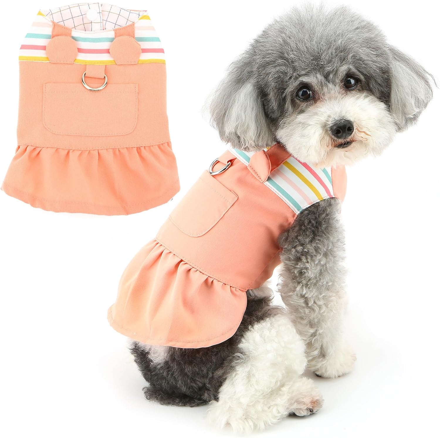 Vestitini con Bretelle a Righe e Gonnellina