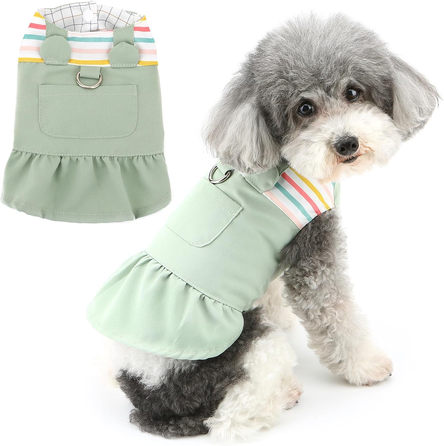 Vestitini con Bretelle a Righe e Gonnellina