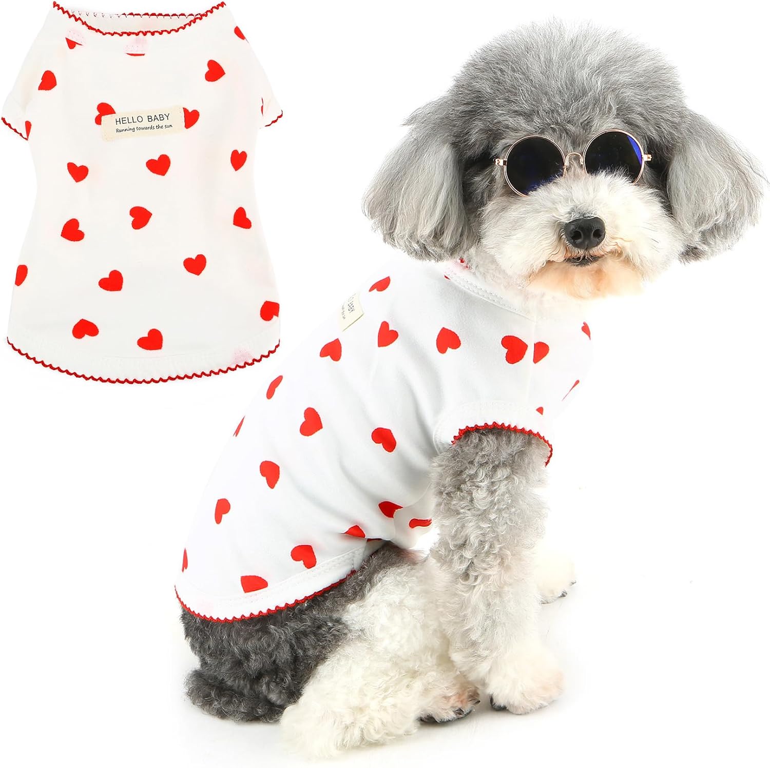 Maglia con Cuori Romantico