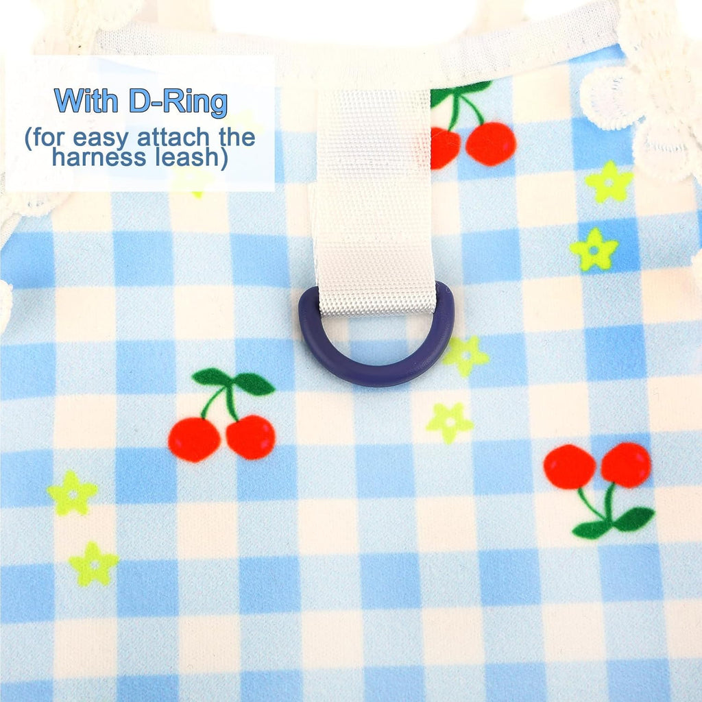 Vestitino a Quadri con Fragoline