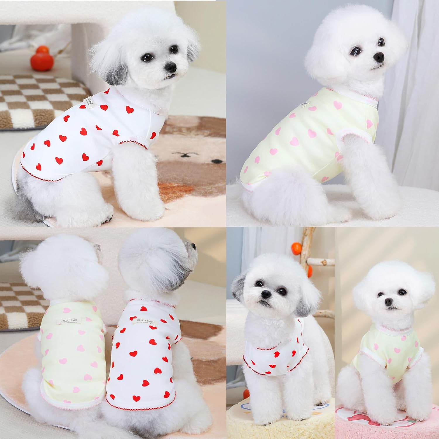 Maglia con Cuori Romantico