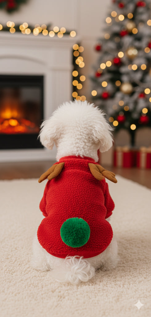 Maglioni Natalizi in Pile per Cani – Caldi, Morbidi e Super Festosi!